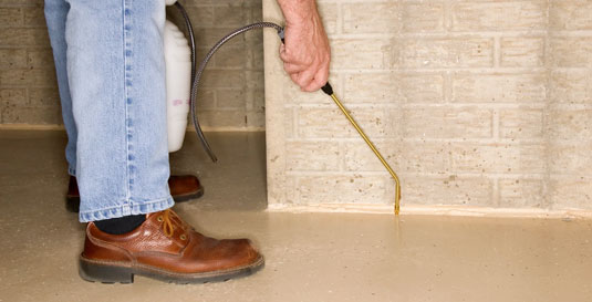 Guaranteed Gone LLC pest control technician at work in SE Wisconsin